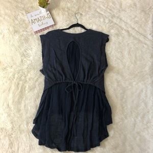 Free people front cropped top size S